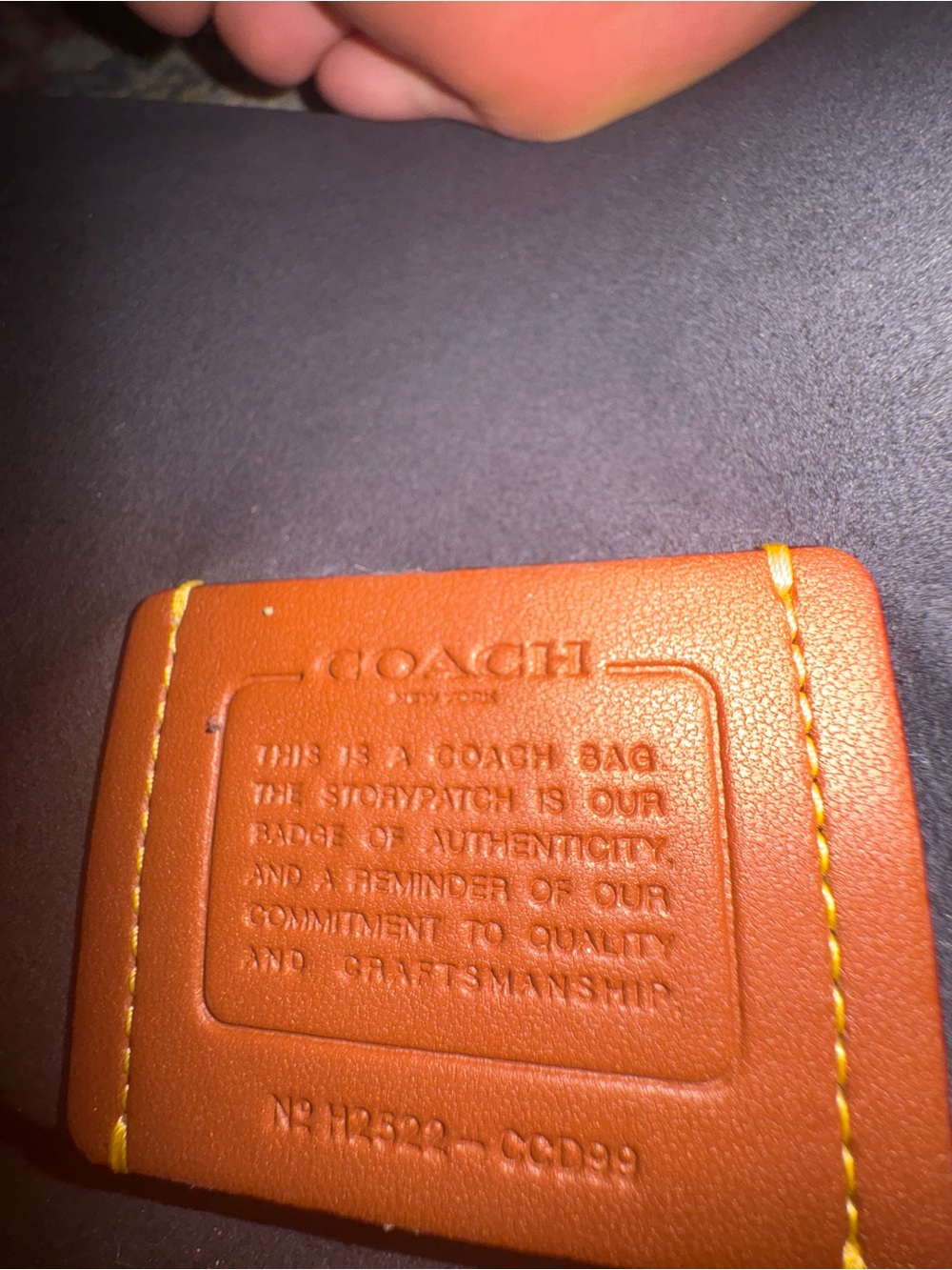 Coach Black Leather Jeweled Clutch with Silver 'C' Hardware - Picture 4 of 6